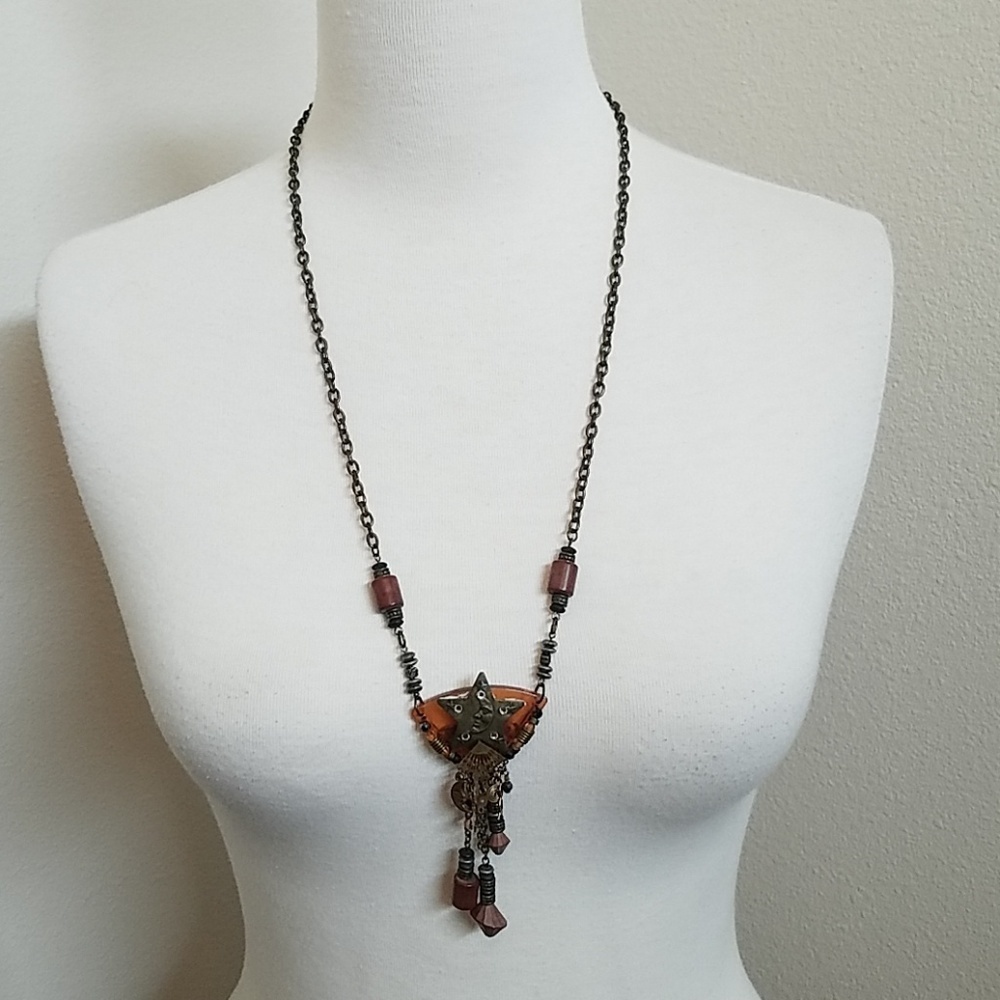 Costume Moon and Stars Necklace